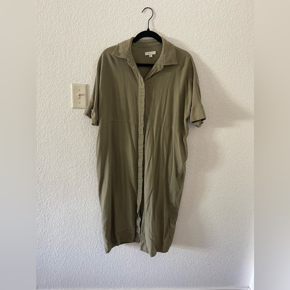 Courtney Toliver Linen Midi Dress